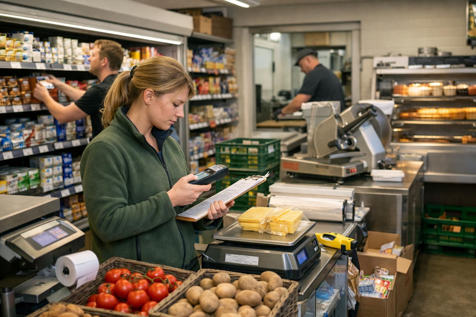 Kleine supermarkt